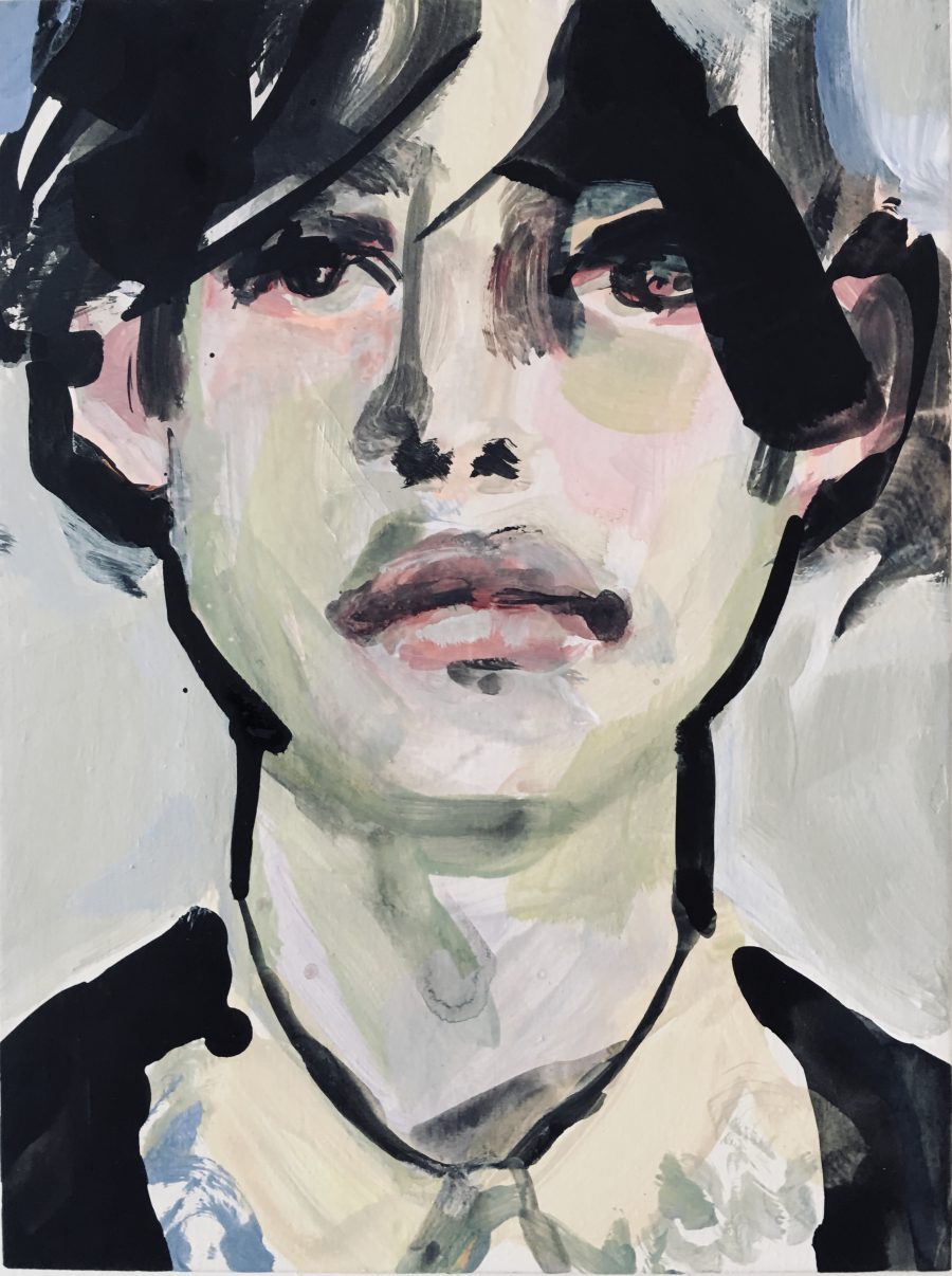 Painting LG_KF224_15x20_LIAM 2017, Acryl/Ink on Wood