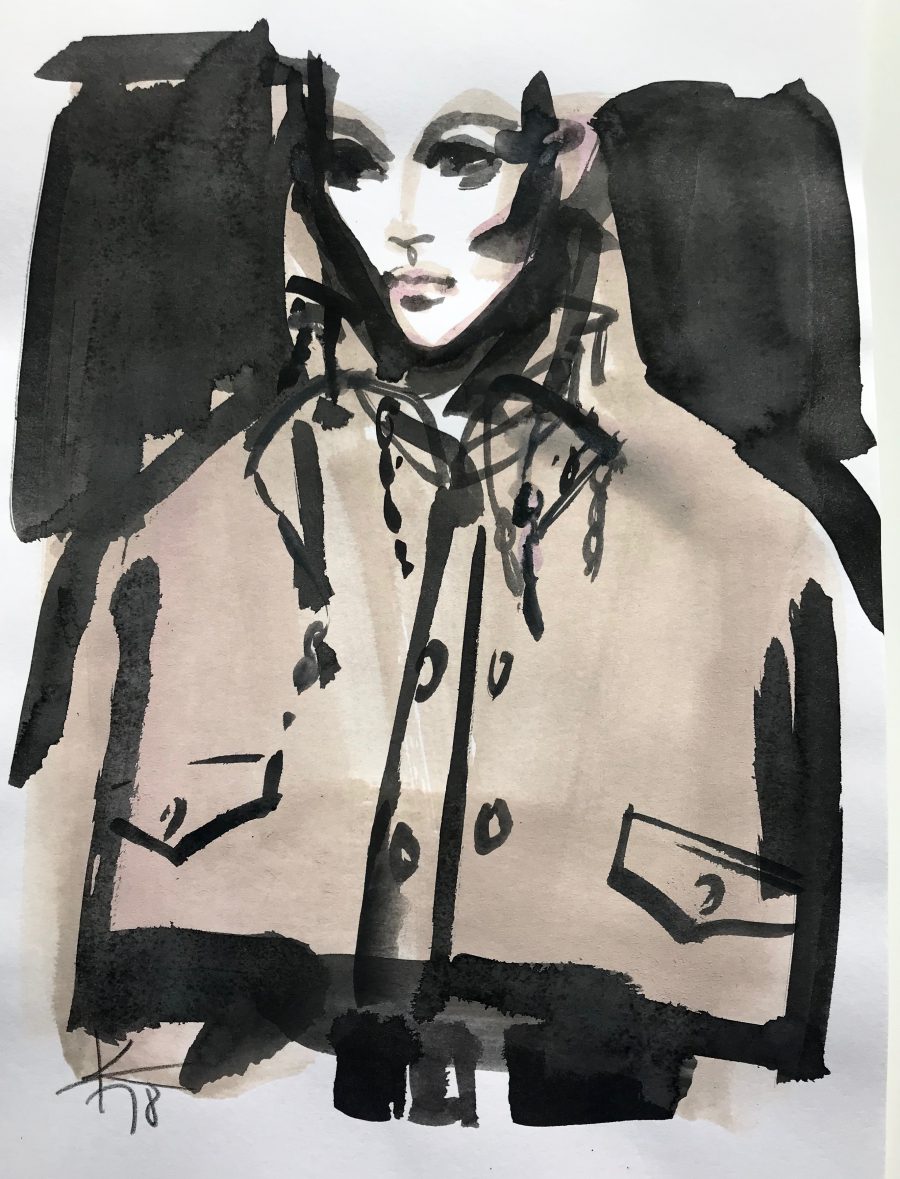 Drawing LG_KF232_21x30_BERRY 2019, Ink on Paper